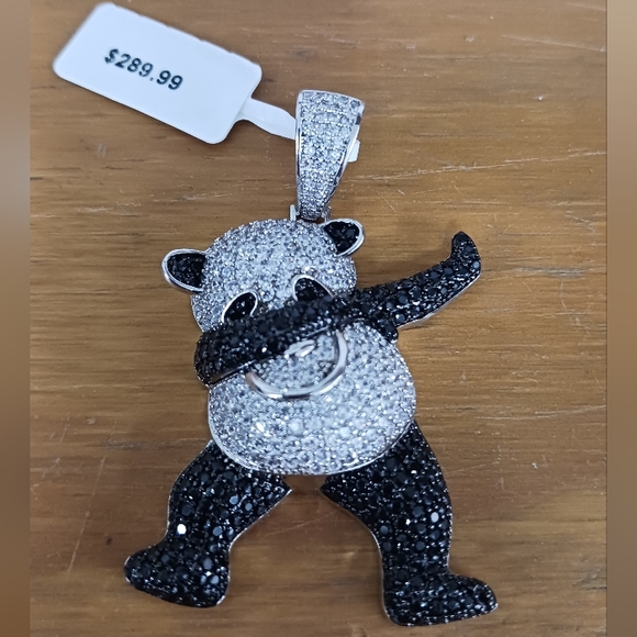 Silver Diamond Charm - Picture 3 of 6